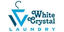 White Crystal Laundry Logo