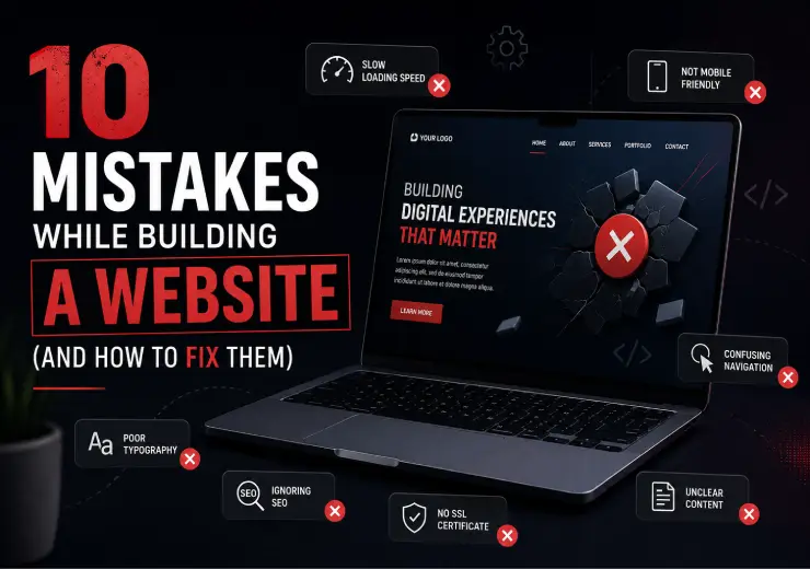 10 Mistakes While Building a Website (And How to Fix Them)