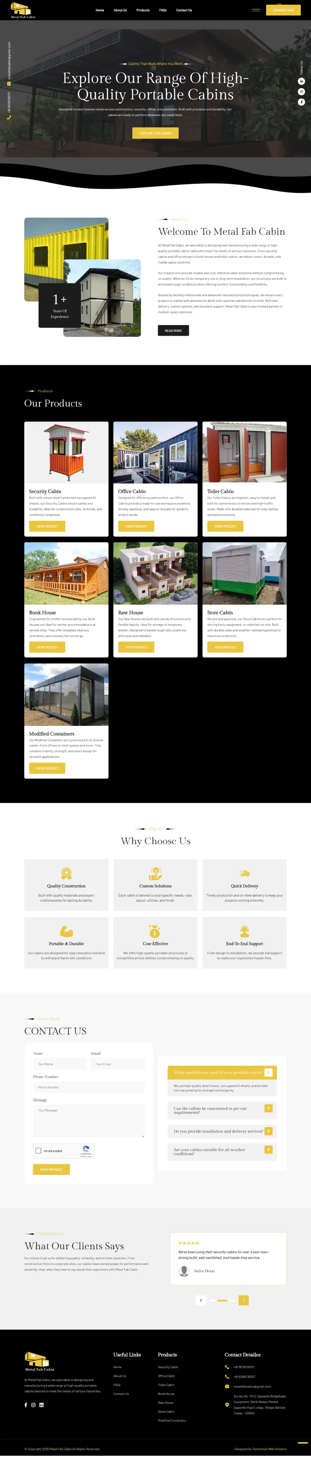 Metal Fab Cabin